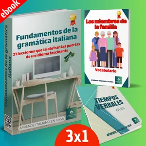 Imagen de portada para Ebook Fundamentos de la gramática italiana: 21 lecciones que te abrirán las puertas de un idioma fascinante