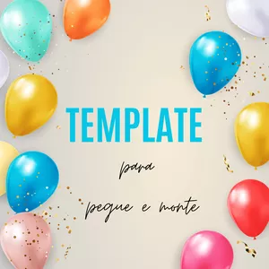 Imagem de capa para o Curso online Template pack canva pegue e monte decorações 