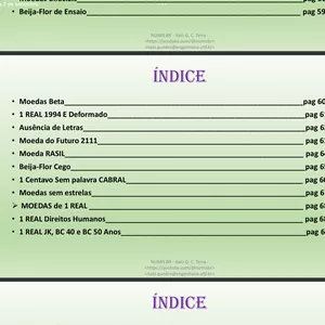 Imagem de capa para o Ebook Catálogo de Moedas do Real NUMISBR 2024