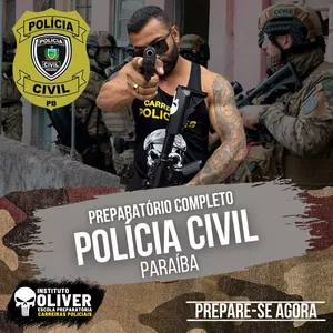 Imagem de capa para o Curso online 👮‍♂️Preparatório Completo POLÍCIA CIVIL da Paraíba 👮‍♂️ PCPB - Instituto Óliver 