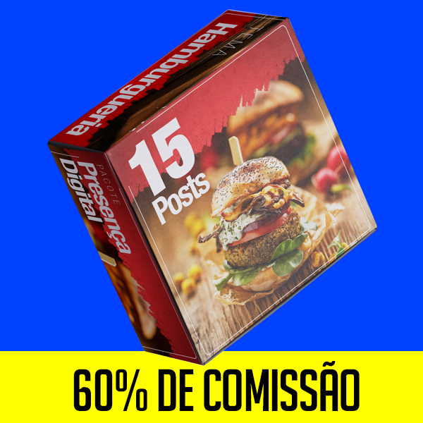 PACOTE DE POST PARA HAMBURGUERIA - CMZ (15 POST) por AGENCIA CAMAZO