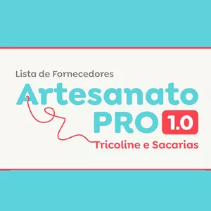 Imagem de capa para o Ebook ArtesanatoPRO 1.0 - Tricoline e Sacarias