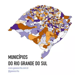 Imagem de capa para o Curso online Municípios do Rio Grande do Sul - Mapa Editável para PowerPoint e SVG v2.0