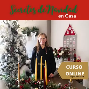 Imagen de portada para Curso online Secretos de Navidad ...decora la casa conmigo