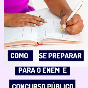 Imagem de capa para o Ebook Material de Estudos para o Enem 2020, e para Concursos de nível médio! SUPER PROMOÇÃO!