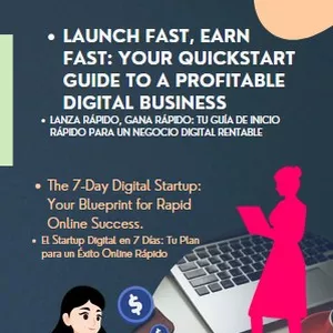 Imagen de portada para Ebook Launch Fast, Earn Fast: Your Quickstart Guide to a Profitable Digital Business