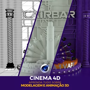 Imagem do curso Curso de Modelagem 3D usando o Cinema 4D