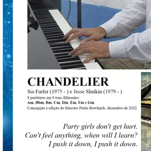 Imagem de capa para o Ebook PARTITURA de CHANDELIER