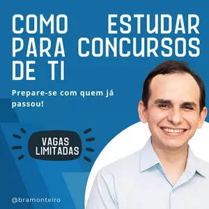 Imagem de capa para o Curso online Como Passsar em Concursos de Tecnologia da Informação