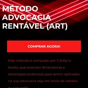 Imagem de capa para o Curso online Método Advocacia Rentável ART