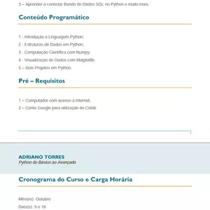 Imagem de capa para o Evento online Python do basico ao avançado + Consultoria 
