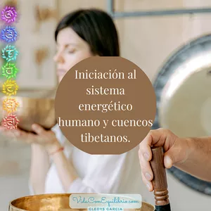 Imagen de portada para Curso online Iniciación al sistema energético humano y uso de cuencos tibetanos.