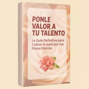 Imagen de portada para Ebook Ponle Valor a tu Talento. La Guía Definitiva para Cobrar lo Justo por tus Flores Eternas