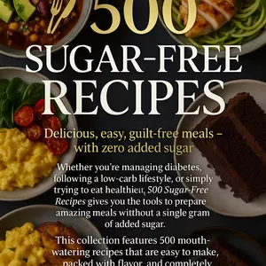 Cover image for Ebook 500 SUGAR-FREE RECIPES