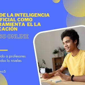 Imagen de portada para Curso online Curso "Uso de la Inteligencia Artificial como herramienta en la educación" 10 horas 