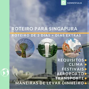 Imagem de capa para o Curso online Roteiro para Singapura