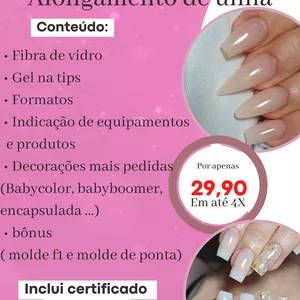 Imagem de capa para o Curso online Descomplicando o alongamento de unha