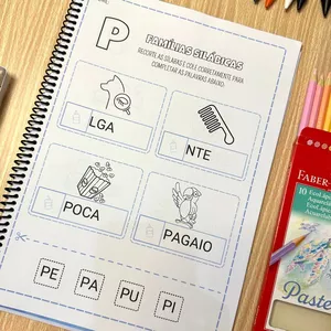 Imagem de capa para o Ebook Famílias Silábica Recorte e Cole as Silabas