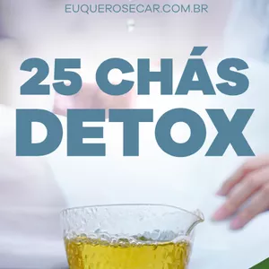 Imagem de capa para o Ebook 25 Chás Detox