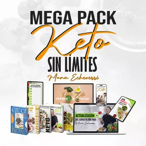 Imagen de portada para Curso online Mega Pack "KETO SIN LIMITES"