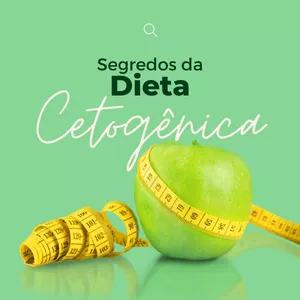 Imagem de capa para o Ebook Os Segredos da Dieta Cetogênica