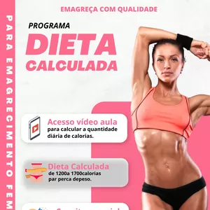 Imagem de capa para o Ebook PROGRAMA DIETA CALCULADA + CARDÁPIO PARA HIPERTROFIA FEMININA