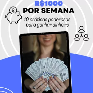 Imagem de capa para o Ebook 10 Maneiras de Fazer 1000 Reais por Semana