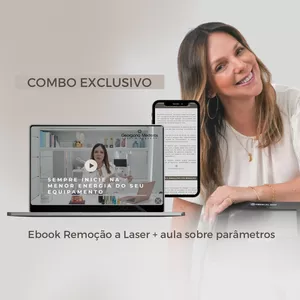 Imagem de capa para o Curso online Ebook Remoção a laser + aula parâmetros do laser 