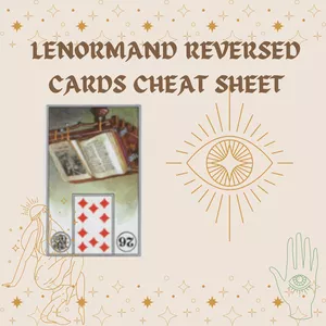 Cover image for Ebook Lenormand REVERSED (Upside Down) Cards Meanings 