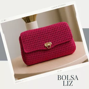 Imagem de capa para o Curso online Bolsa Liz - Curso de Crochê