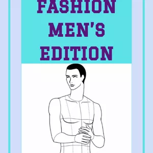 Imagem de capa para o Ebook Fashion Men’s Edition – 20 Croquis Masculinos Exclusivos