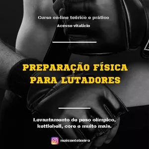 Imagem de capa para o Curso online Preparação física para lutadores