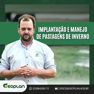 Imagem de capa para o Curso online CURSO IMPLANTAÇÃO E MANEJO DE PASTAGENS DE INVERNO