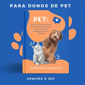 Imagem de capa para o Ebook PET: Aprendendo com Pete: Xixi e Cocô no lugar certo!