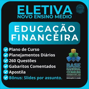 Imagem de Educação Financeira - Eletivas do Novo Ensino Médio - Planejamentos e Atividades criado por Planos Descomplicados na hotmart