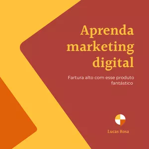 Imagem de capa para o Ebook Aprenda marketing digital 