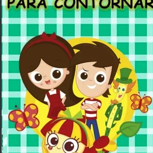 Imagem de capa para o Ebook LIVRINHO SÍTIO CONTORNAR E COLORIR 
