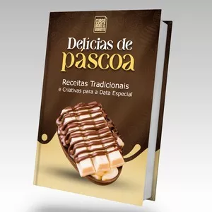 Imagem de capa para o Ebook Delícias da Páscoa