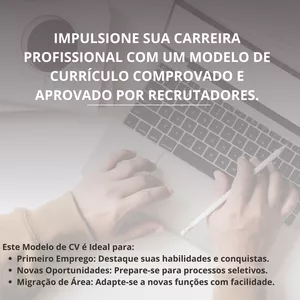Imagem de capa para o Ebook Modelo em Word de Currículo para um novo Emprego de Alta Performance – Modelo Estratégico Usado e aprovado por Recrutadores