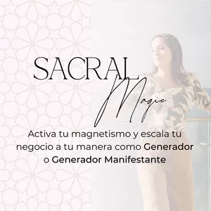 Imagen de portada para Curso online Sacral Magic