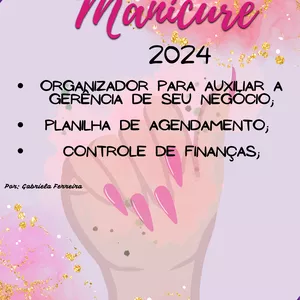 Imagem de capa para o Ebook Planner Manicure 2024