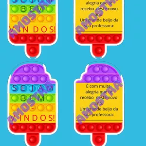 Imagem de capa para o Ebook LEMBRANCINHA POP IT -VOLTA ÀS AULAS 2022