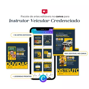 Imagem do curso PACK PARA INSTRUTOR VEICULAR CREDENCIADO - Criaé Studio
