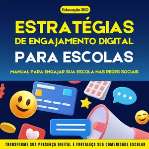 Imagem de capa para o Ebook Como Engajar sua Escola nas Redes Sociais