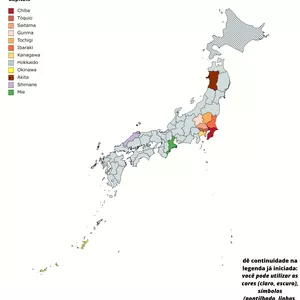 Imagem de capa para o Ebook ATIVIDADE DE GEOGRAFIA 9° - JAPÃO