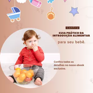 Imagem de Guia prático da intodução alimentar criado por Renan na hotmart