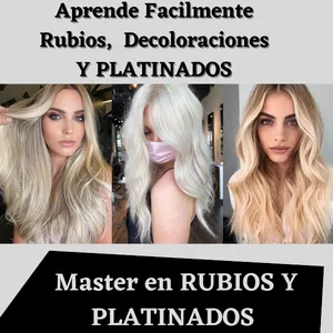 Imagen de portada para Curso online Master en balayage y mechas rubias y  platinadas 