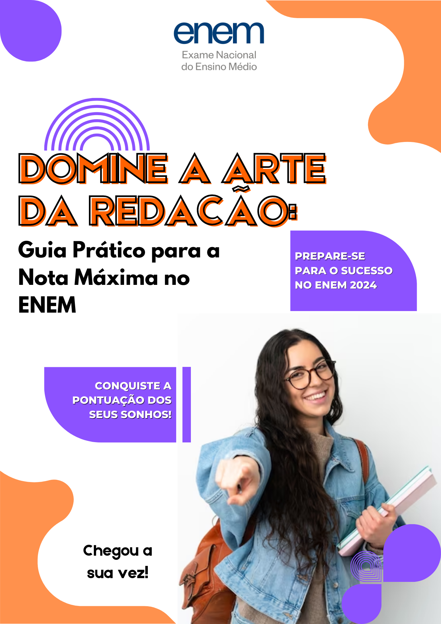 Imagem de Domine a Arte da Redação: Guia Prático para a Nota Máxima no ENEM 2024 criado por Jordanna na hotmart