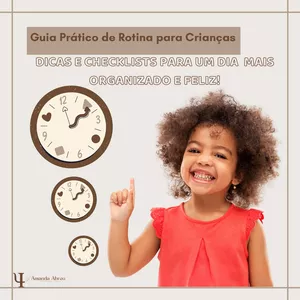 Imagem de capa para o Ebook Guia Prático de Rotina para Crianças
