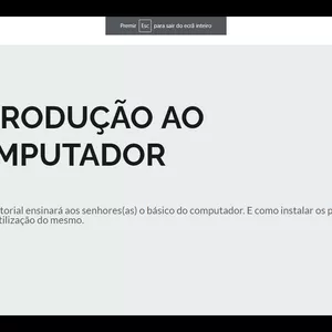 Imagem de capa para o Ebook O Básico do Computador - Para mais velhos